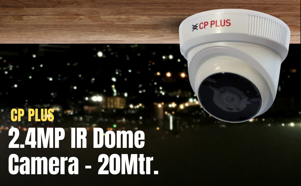 CP PLUS 2.4 MP Full HD IR DOME Camera - Image 3